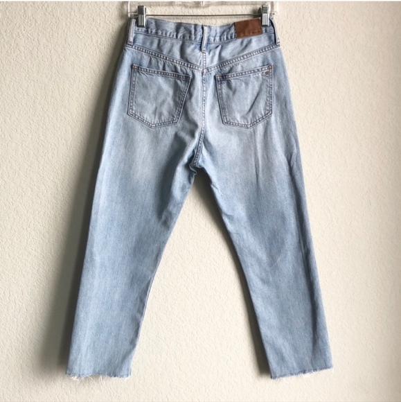 Madewell The Perfect Summer Jean Straight Leg 27 Light Medium Wash - Picture 3 of 15